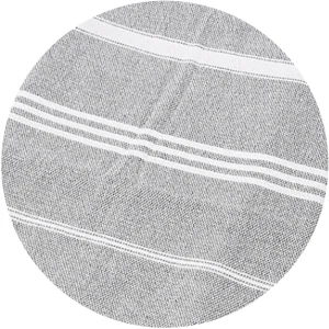 Poncho de Plage Turc en Coton Gris – Robe de Change de Surf, Anti-Sable et Séchage Rapide