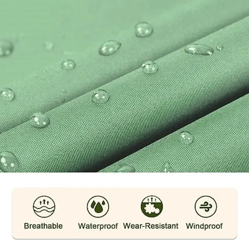 Veste-Poncho de Pluie Imperméable à Capuche Femme Vert – Ultra-Légère, Réutilisable et Idéale pour la Randonnée et l'Outdoor – Image 5