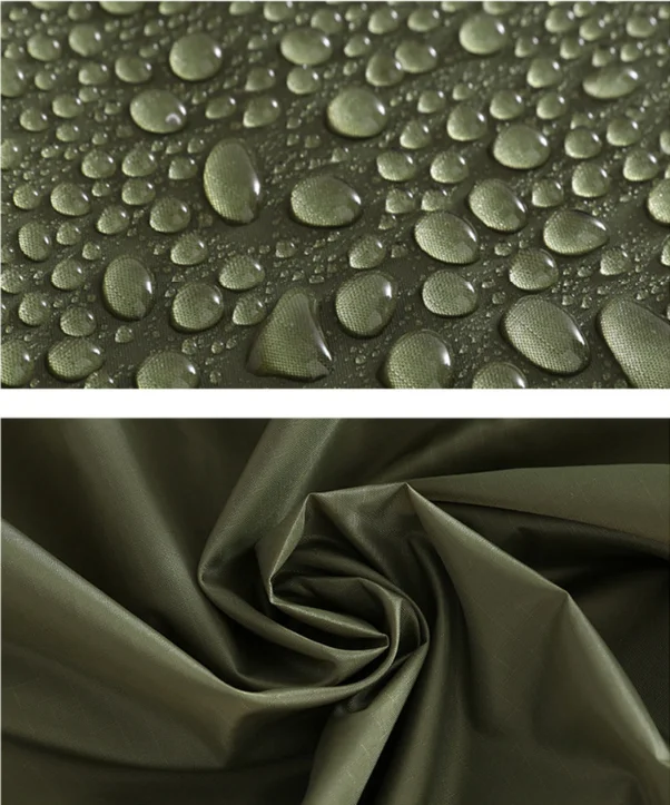 Poncho de Pluie Militaire 3-en-1 Vert – Imperméable Multifonction, Abri de Survie & Tapis de Sol pour Randonnée et Camping – Image 2