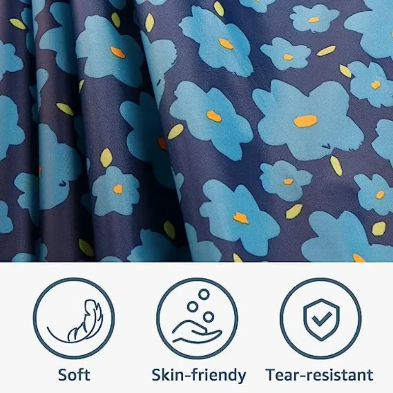 Veste-Poncho de Pluie Imperméable à Capuche Femme Bleu – Ultra-Légère, Réutilisable et Idéale pour la Randonnée et l'Outdoor – Image 10