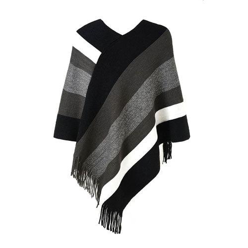 style poncho chaud