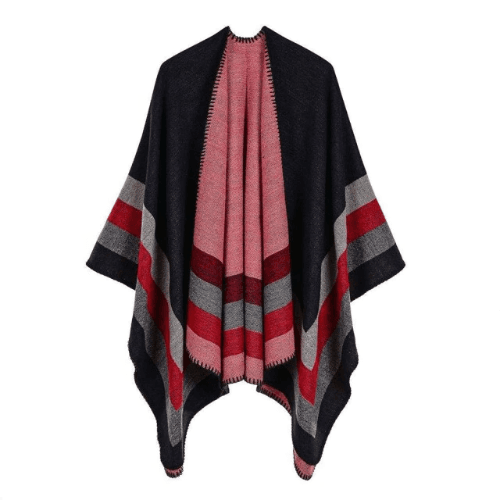 poncho femme mode cachemire