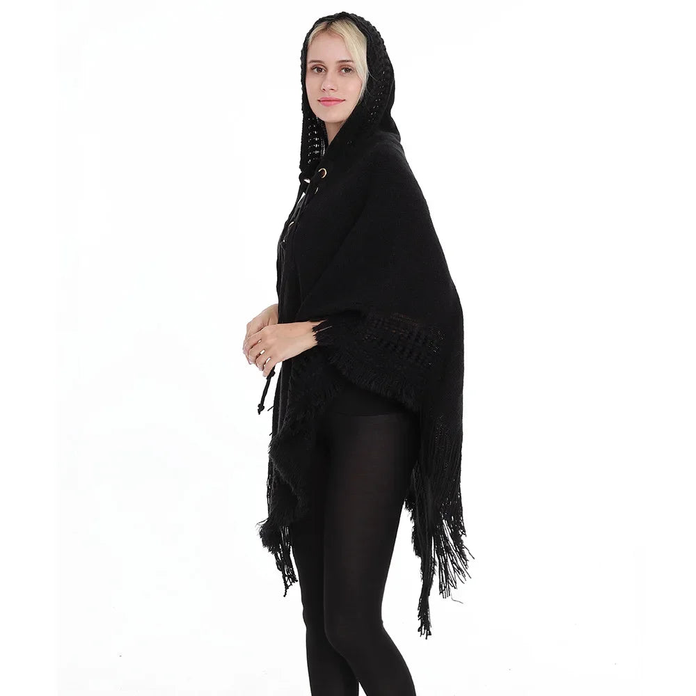 Cape crochet pour femme