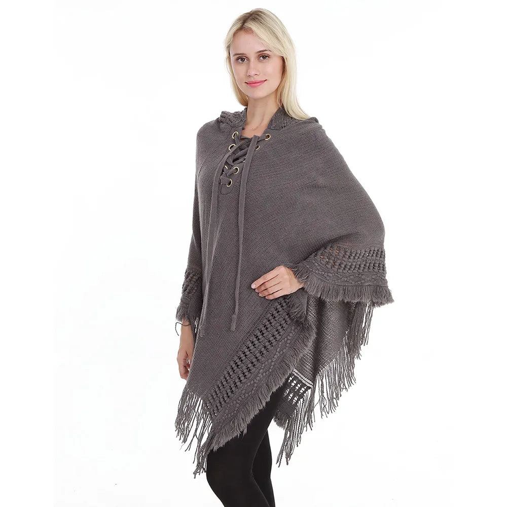 Cape automne hiver crochet