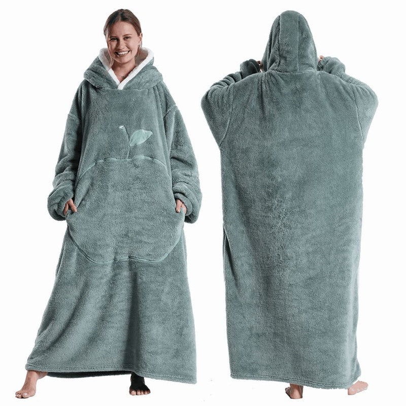 poncho polaire chaud