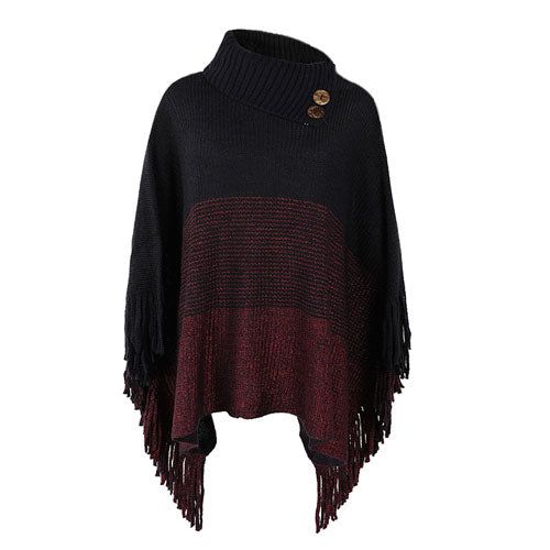 Poncho tendance automne
