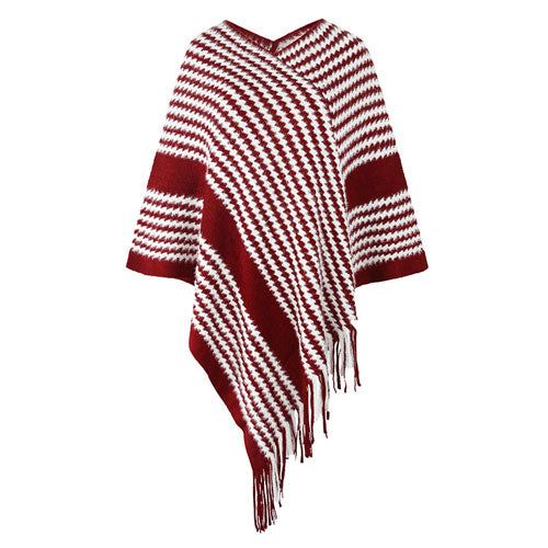 poncho chaud stylé