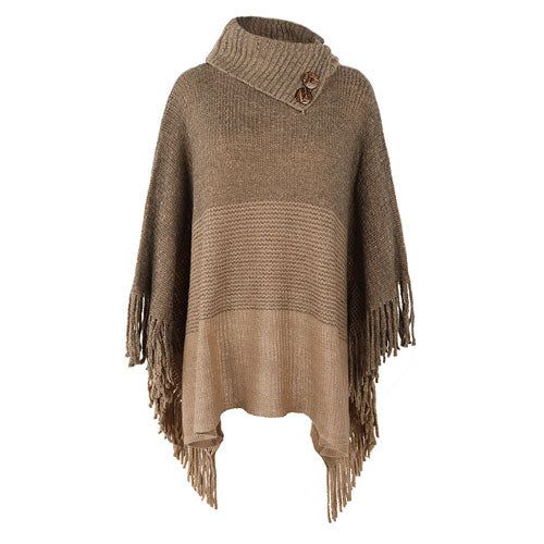 Poncho chaud pour femme