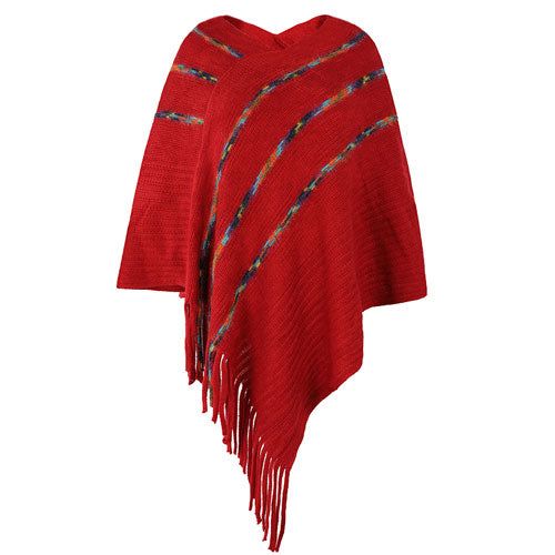 style poncho chaud