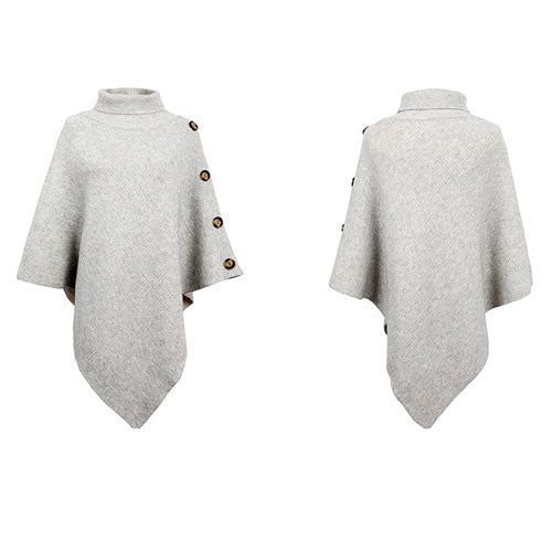 poncho à style raffiné