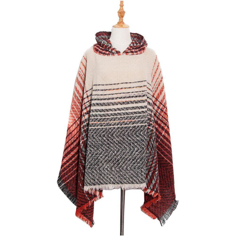 Poncho rayures original