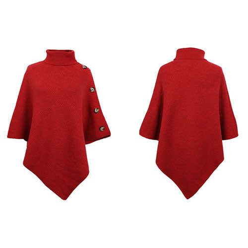 poncho unicolore moderne