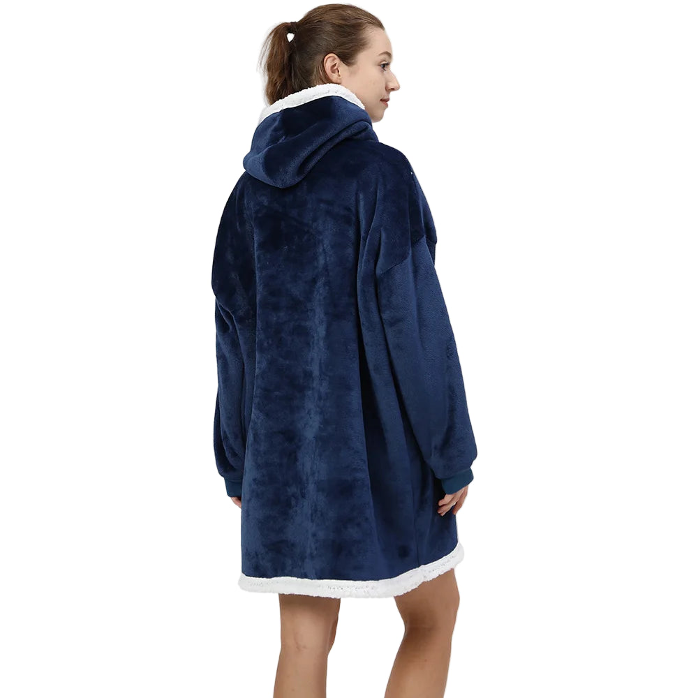 poncho capuche poche kangourou