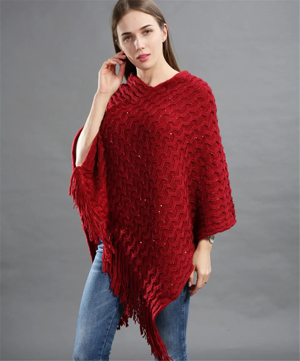 poncho couleur tendance