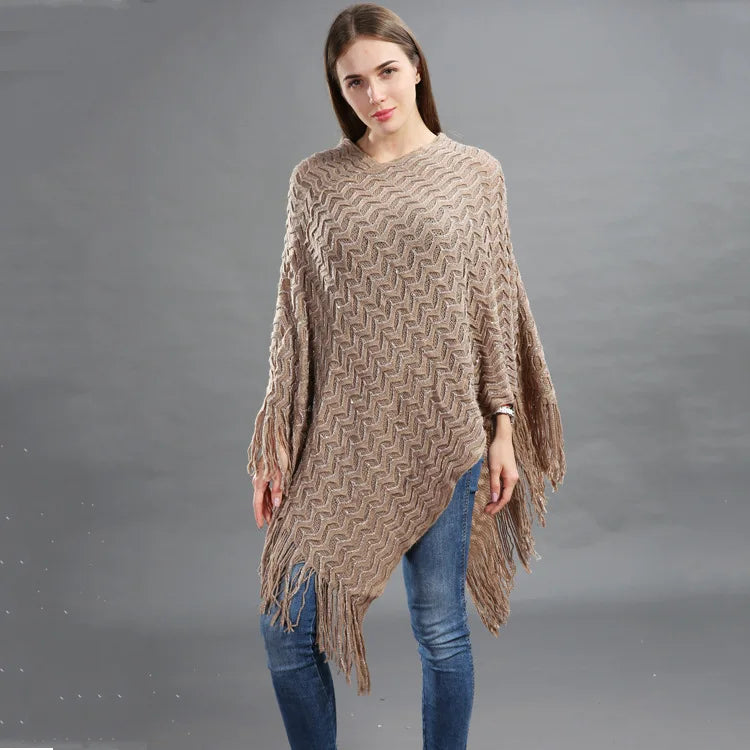 poncho automne hiver