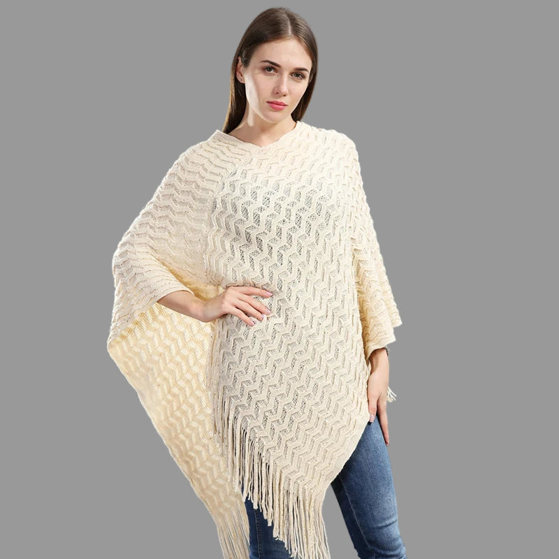 poncho chic avec paillettes