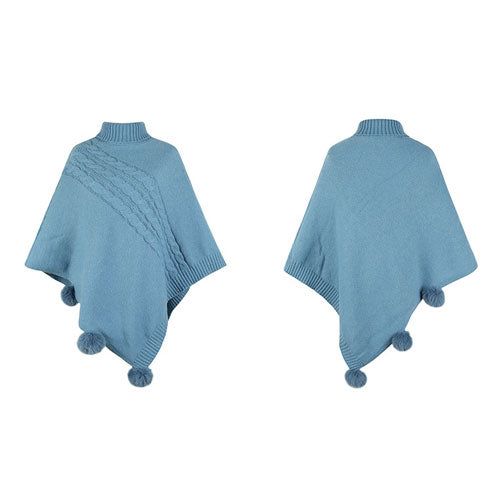 Poncho Long-Femme isolant