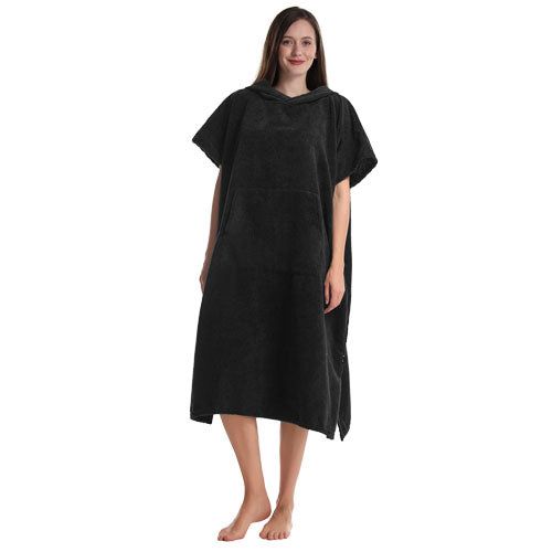 Poncho bain avec poche