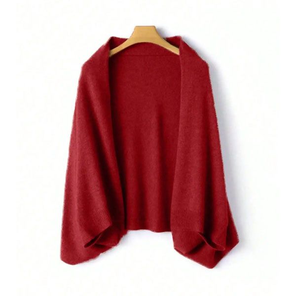 cape courte avec franges