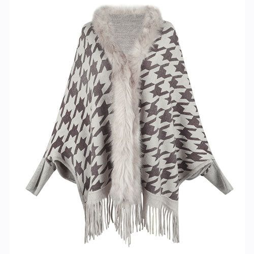 poncho hivernal élégant