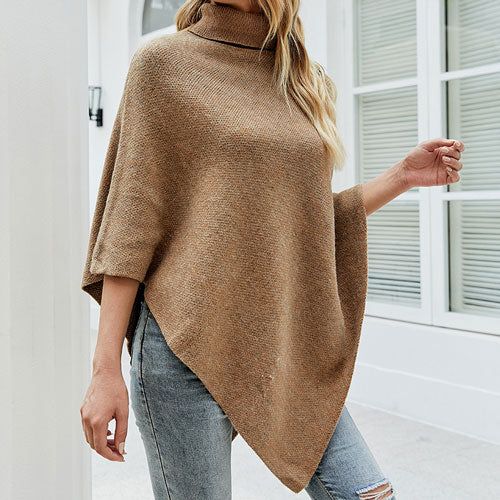 design poncho roulé