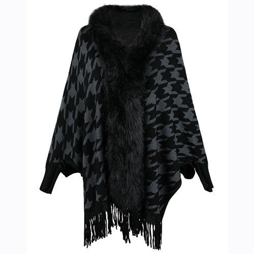 style poncho pour temps froid