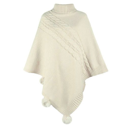 Poncho Long-Femme mode