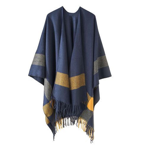 Poncho Hiver-Coton Femme en coton