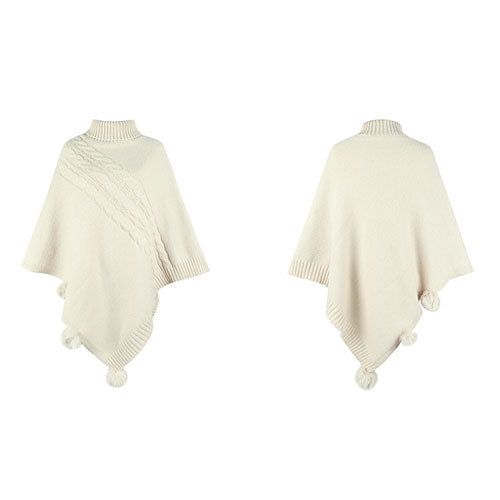 Poncho Long-Femme tendance