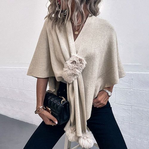 châle automne poncho