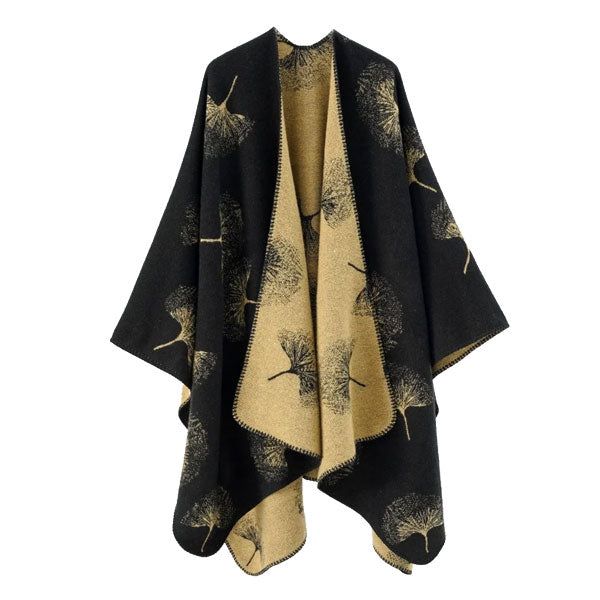 Poncho coloré en coton
