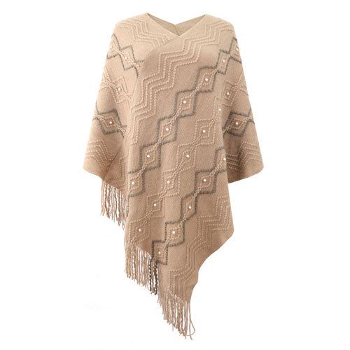 poncho d'hiver féminin