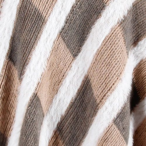 poncho moelleux hiver
