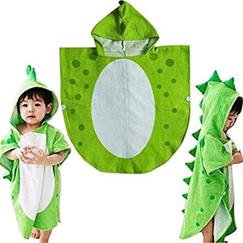 Poncho bain bébé dinosaure