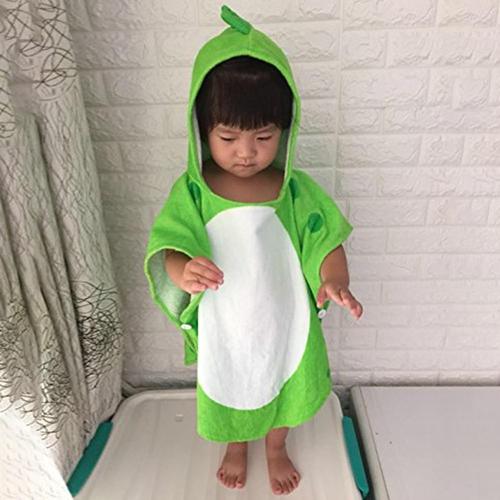 Poncho bébé thème dinosaure