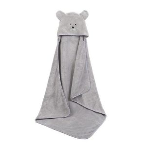 poncho velours bain bébé
