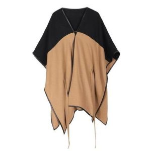 poncho cachemire femme