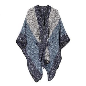 Poncho en cachemire élégant