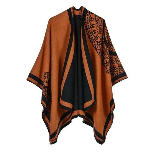 poncho châle oriental femme