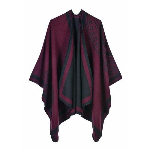 poncho automne hiver femme