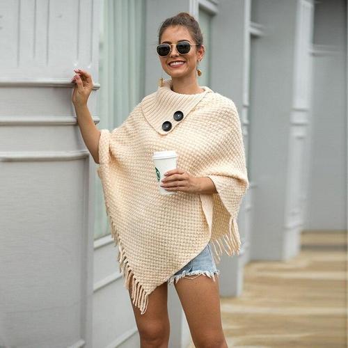 poncho automne femme