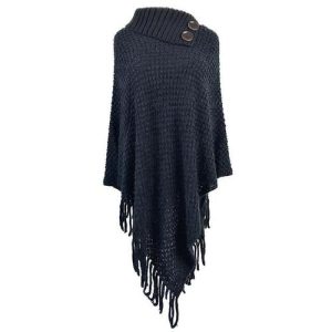 poncho col-boutons