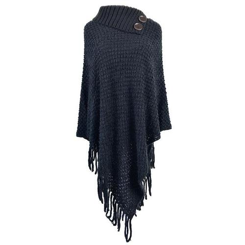 poncho col-boutons