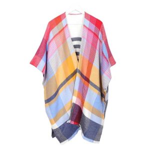 poncho écharpe-cachemire femme