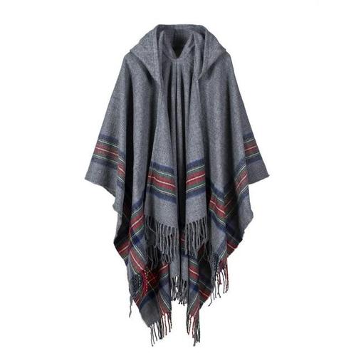 poncho pour femme avec capuche