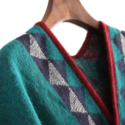 Accessoire mode poncho femme