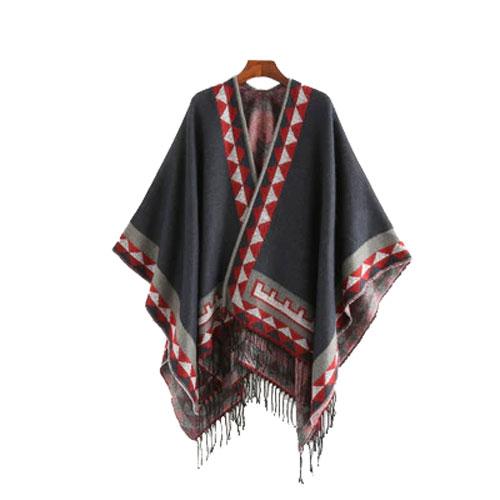 Style hippie décontracté poncho