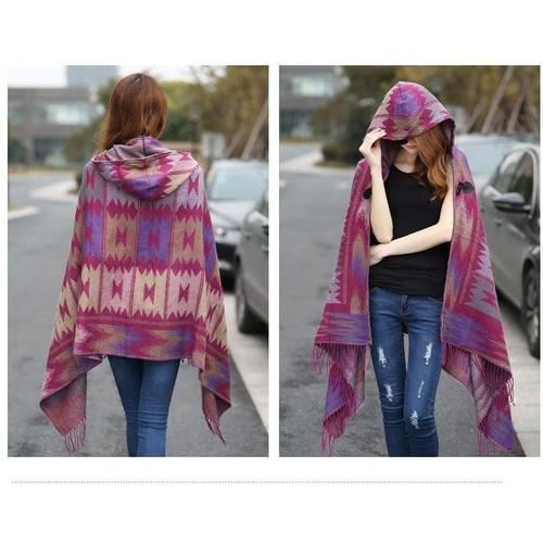 poncho unique féminin