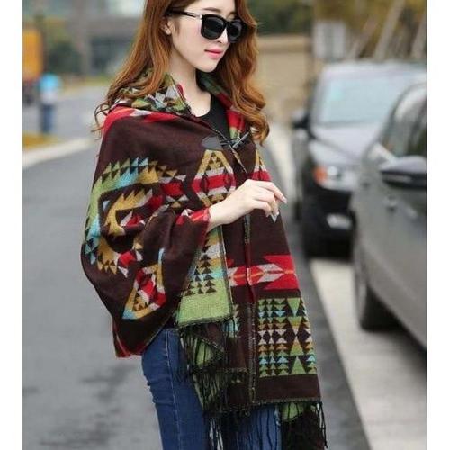 poncho réversible