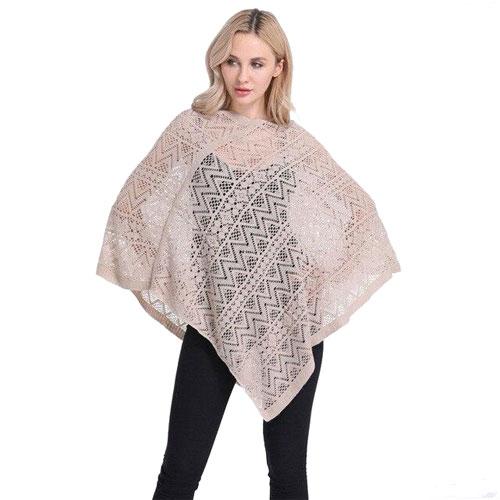 vêtement élégant poncho femme
